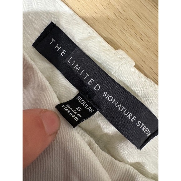 The Limited Signature Stretch White Career Dress Pants Size 6 Regular - Picture 3 of 5